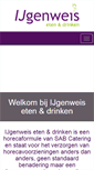 Mobile Screenshot of ijgenweisetenendrinken.nl