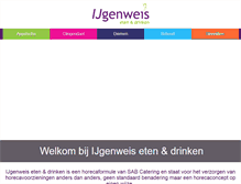 Tablet Screenshot of ijgenweisetenendrinken.nl